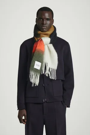 COS Mohairschal In Colour-Block-Optik