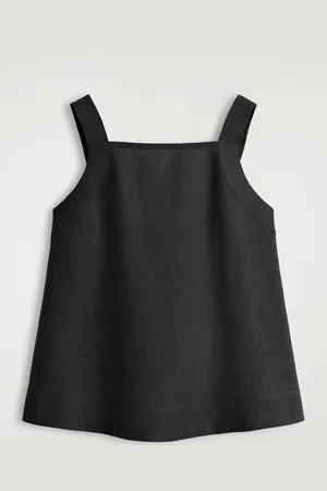 COS Top Aus Leinen Mit Bindedetail Hinten