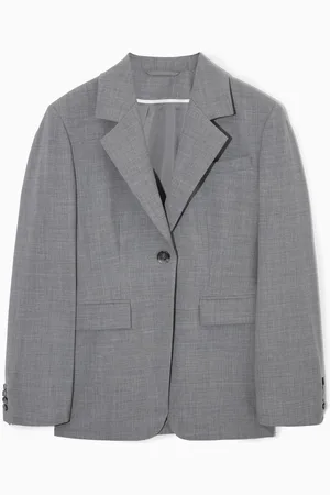 COS Schmaler Taillierter Blazer Aus Wolle