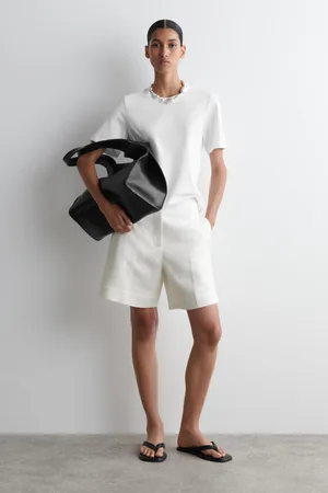 COS Elegante Leinenshorts Mit Elastischem Bund