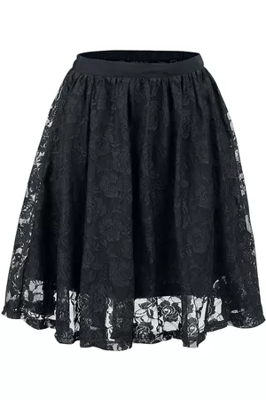 Gothicana Lace Covered Skirt Rock