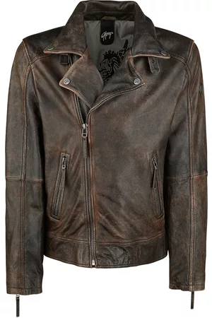 Gipsy Marvin Slim Fit LANTV Leder-Jacke
