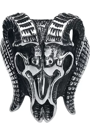 etNox hard and heavy Widderschädel Ring