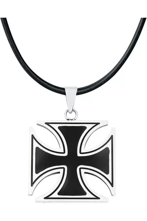 etNox hard and heavy Black Iron Cross Thong