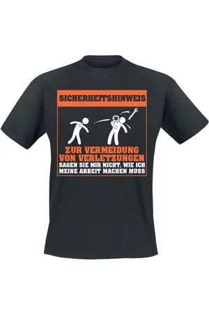 Beruf & Karriere Sicherheitshinweis zur Vermeidung von Verletzungen T-Shirt