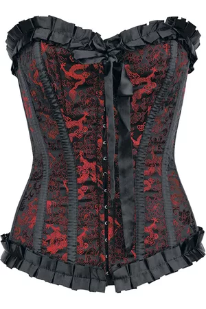 Burleska Lily Hook Red Dragon Korsage