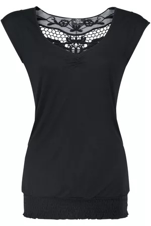 Gothicana Backlace Girl-Shirt