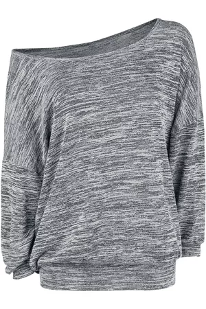 RED by EMP Oversized Melange Wideneck Sweater Girl-Sweat-Shirt