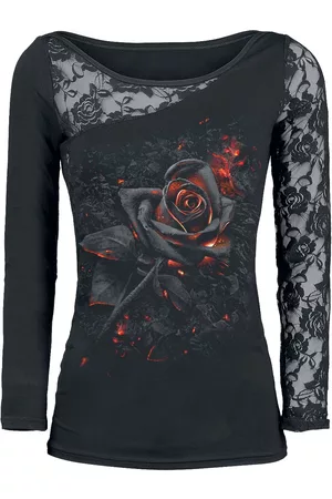 Spiral Burnt Rose Girl-Longsleeve