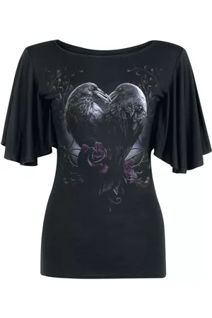Spiral Raven Heart Girl-Shirt