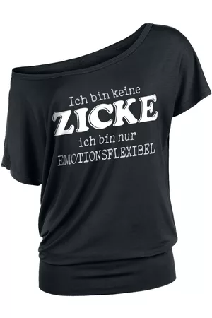 Sprüche Ich bin keine Zicke ich bin nur emotionsflexibel Girl-Shirt