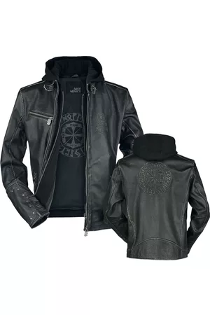 Amon Amarth Thorhammer Leder-Jacke