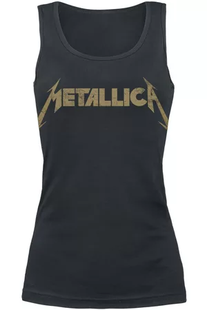 Metallica Hetfield Iron Cross Guitar Girl-Top