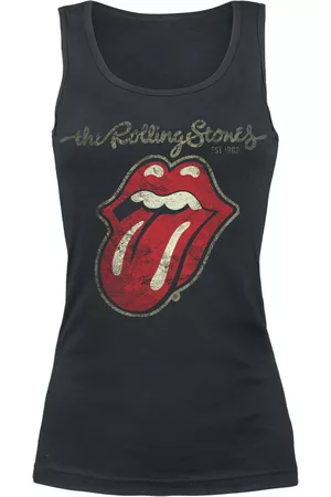 The Rolling Stones Plastered Tongue Girl-Top
