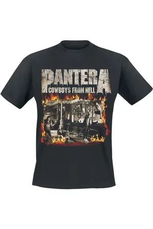Pantera Cowboys From Hell - Fire Frame T-Shirt