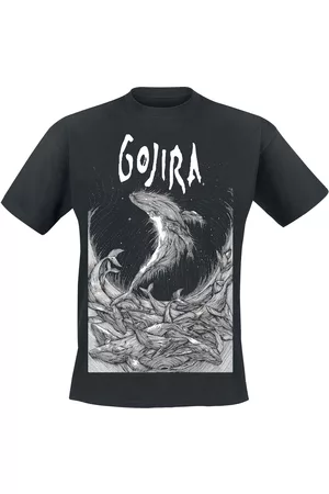 Gojira Woodblock Whales T-Shirt