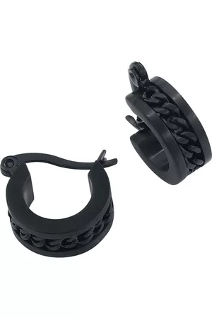 etNox hard and heavy Mesh Steel Ohrring-Set