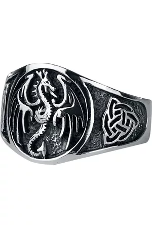etNox hard and heavy Dragon Ring