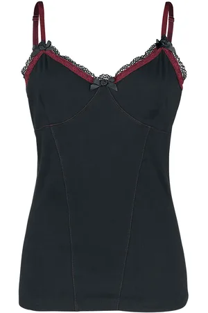 Gothicana Top mit Spitze Girl-Top