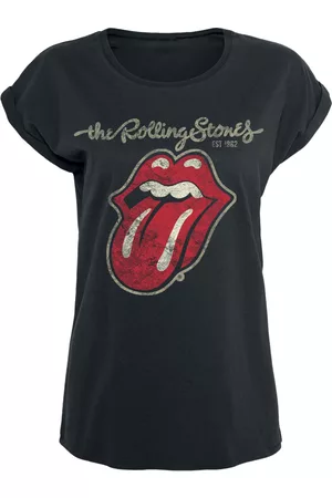 The Rolling Stones Plastered Tongue Girl-Shirt