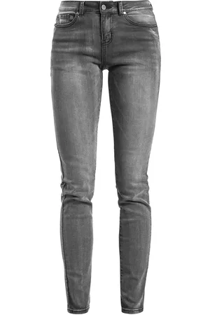 RED by EMP Skarlett in grau mit Waschung Girl-Jeans