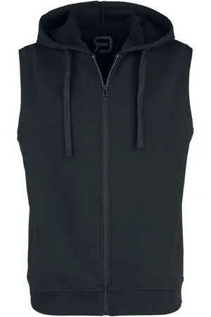 RED by EMP Schwarze Sweat Weste mit Kapuze Weste