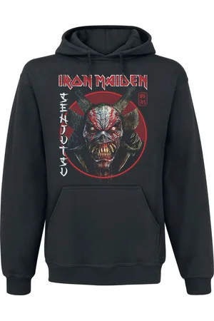 Iron Maiden Senjutsu Eddie Face Circle Kapuzenpulli