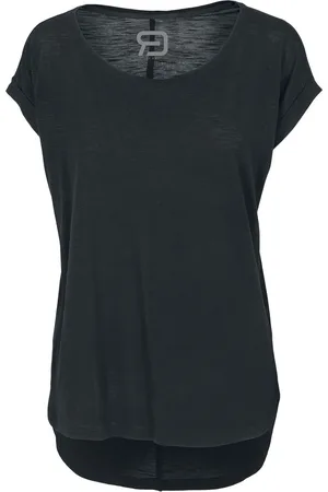 RED by EMP Long Back Shaped Slub Tee Girl-Shirt