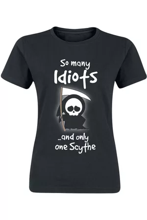 Sprüche So Many Idiots And Only One Scythe Girl-Shirt