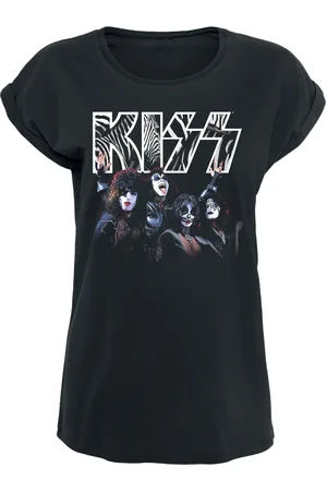 Kiss Zebra Stripe Girl-Shirt