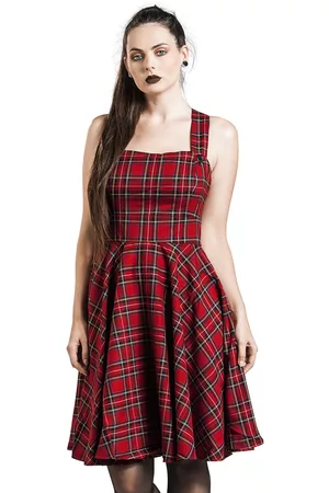 Hell Bunny Irvine Pinafore Dress Kleid