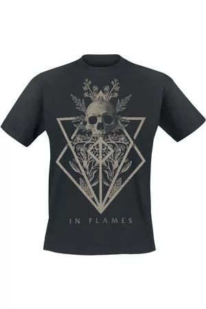 IN FLAMES Skull T-Shirt