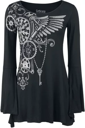 Gothicana Bat Country Girl-Longsleeve