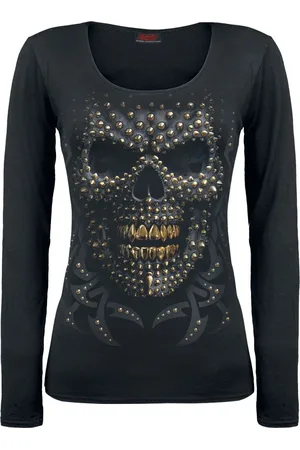 Spiral Black Gold Girl-Longsleeve