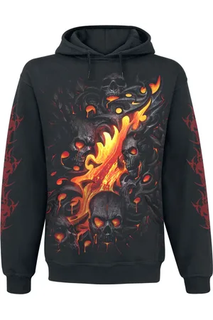 Spiral Skull Lava Kapuzenpulli