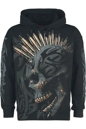 Spiral Black Gold Kapuzenpulli