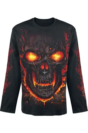 Spiral Skull Lava Longsleeve