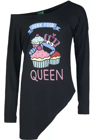 Sesamstraße Junk Food Queen Girl-Longsleeve
