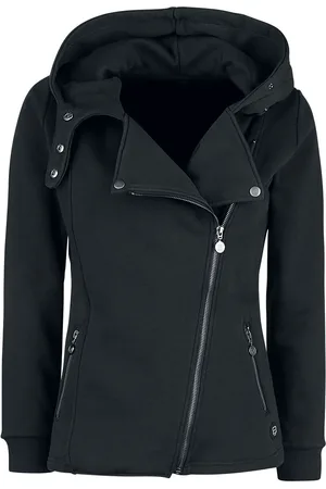 RED by EMP Sweat Kapuzenjacke im Biker Style Girl-Kapuzenjacke