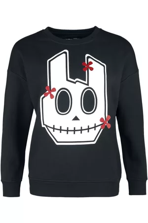 EMP Sweatshirt mit Totenkopf- Rockhand Girl-Sweat-Shirt