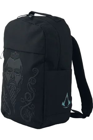 Assassin´s Creed Valhalla - Black Screen Printed Backpack Rucksack