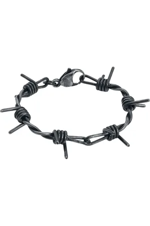 etNox hard and heavy Stacheldraht Armband