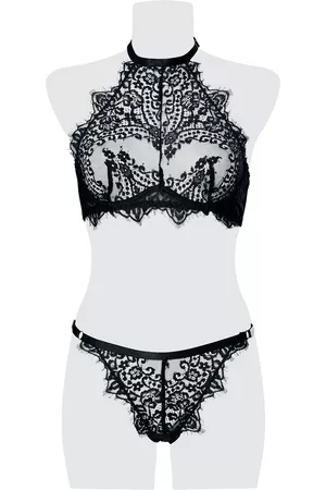 Grey Velvet 2-teiliges Spitzen Cami-Set Wäsche-Set