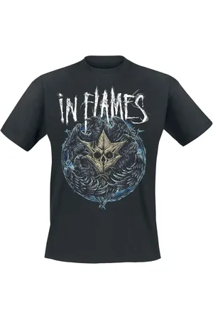 IN FLAMES Jesterhead Raven T-Shirt