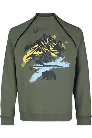 RED by EMP Sweatshirt mit seitlichen Reißverschlüssen Sweat-Shirt