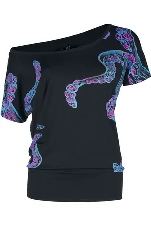 Full Volume T-Shirt mit Kraken Girl-Shirt