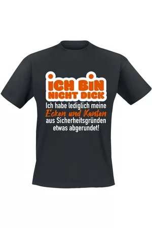 Sprüche Ich bin nicht dick T-Shirt