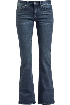 EMP Grace - Dunkelblaue Jeans mit Schlag Girl-Jeans