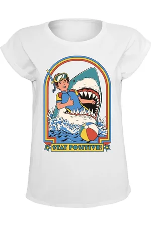 Steven Rhodes Stay Positive Girl-Shirt