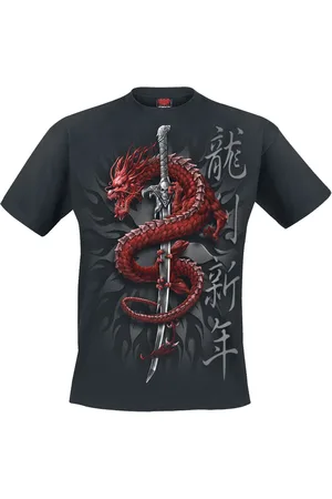 Spiral Oriental Dragon T-Shirt